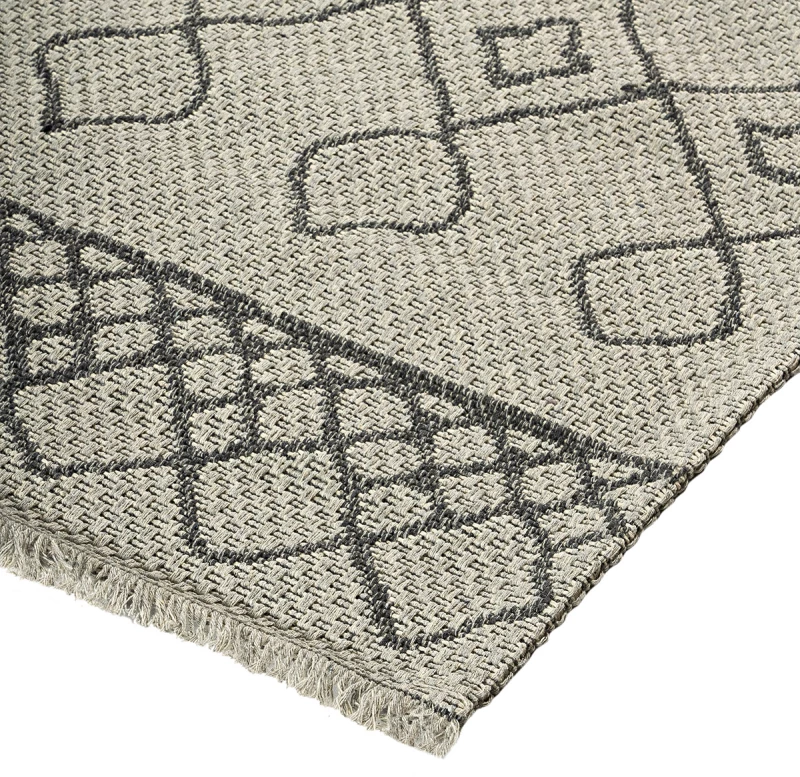 Beauty Home Χαλί βαμβακερό Cocotton 9231 125x180 Γκρι