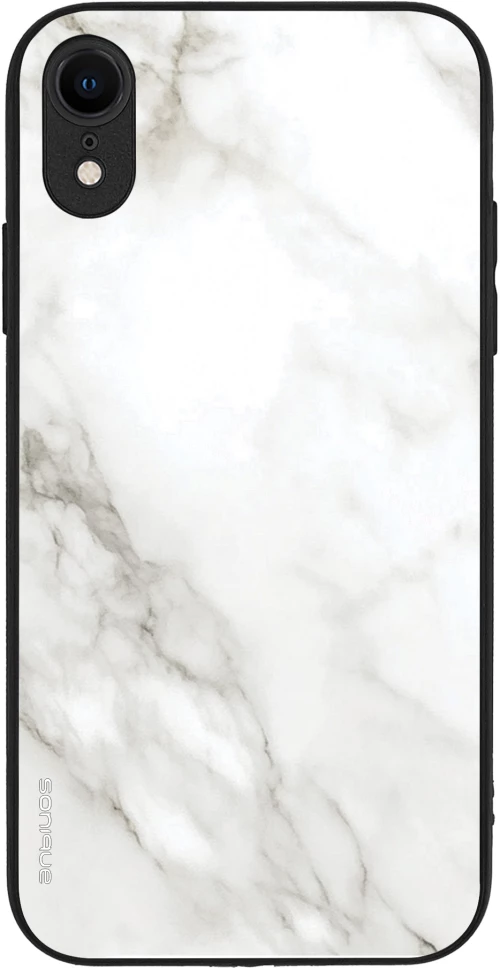 Θήκη Sonique Marble Series για Apple iPhone XR Λευκό