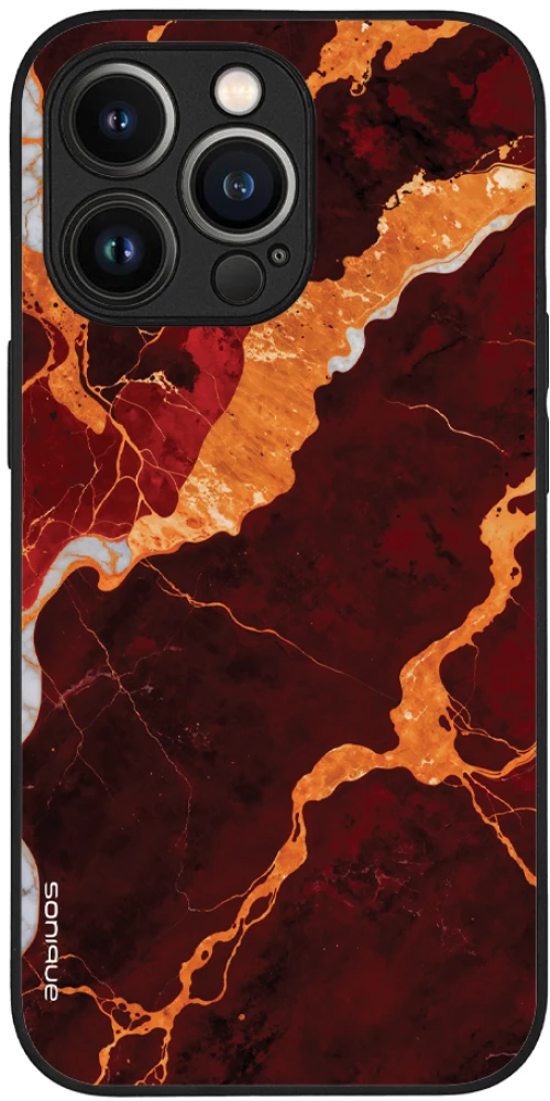 Θήκη Sonique Marble Series για Apple iPhone 13 Pro Κόκκινο