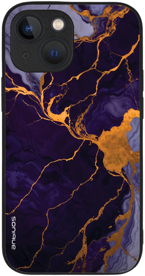 Θήκη Sonique Marble Series για Apple iPhone 13 Mini Μωβ