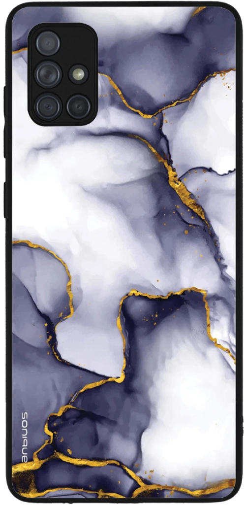 Θήκη Sonique Marble Series για Samsung Galaxy A71 Μωβ Γκρι