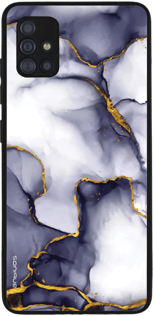 Θήκη Sonique Marble Series για Samsung Galaxy A51 Μωβ Γκρι