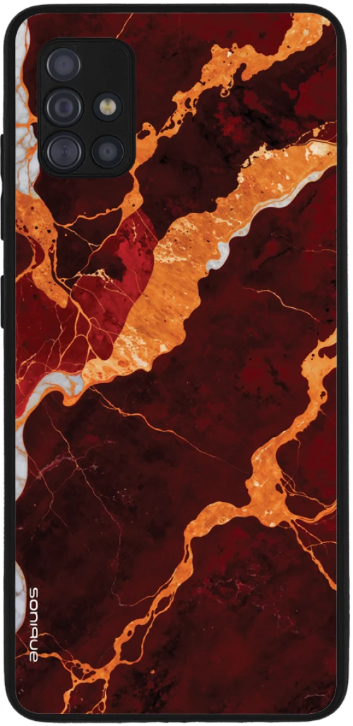 Θήκη Sonique Marble Series για Samsung Galaxy A51 Κόκκινο