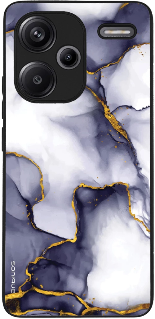 Θήκη Sonique Marble Series για Xiaomi Redmi Note 13 Pro Plus 5G Μωβ Γκρι