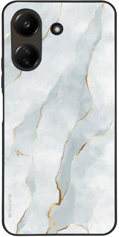 Θήκη Sonique Marble Series για Xiaomi Redmi 13C 4G / Poco C65 4G Λευκό 01