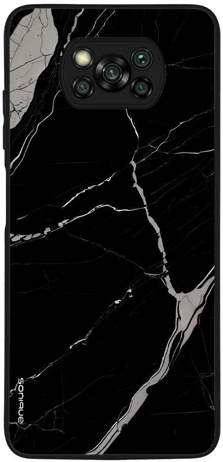 Θήκη Sonique Marble Series για Xiaomi Poco X3 NFC / Poco X3 Pro Μαύρο