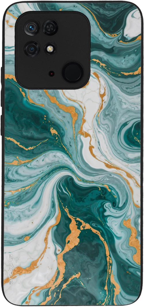 Θήκη Sonique Marble Series για Xiaomi Redmi 10C Πράσινο 01