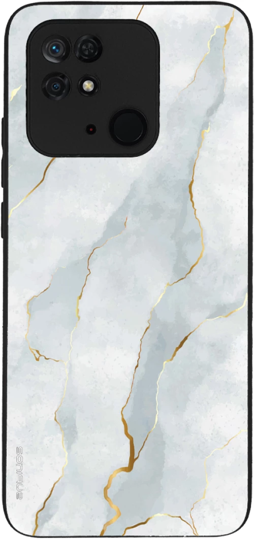 Θήκη Sonique Marble Series για Xiaomi Redmi 10C Λευκό 01