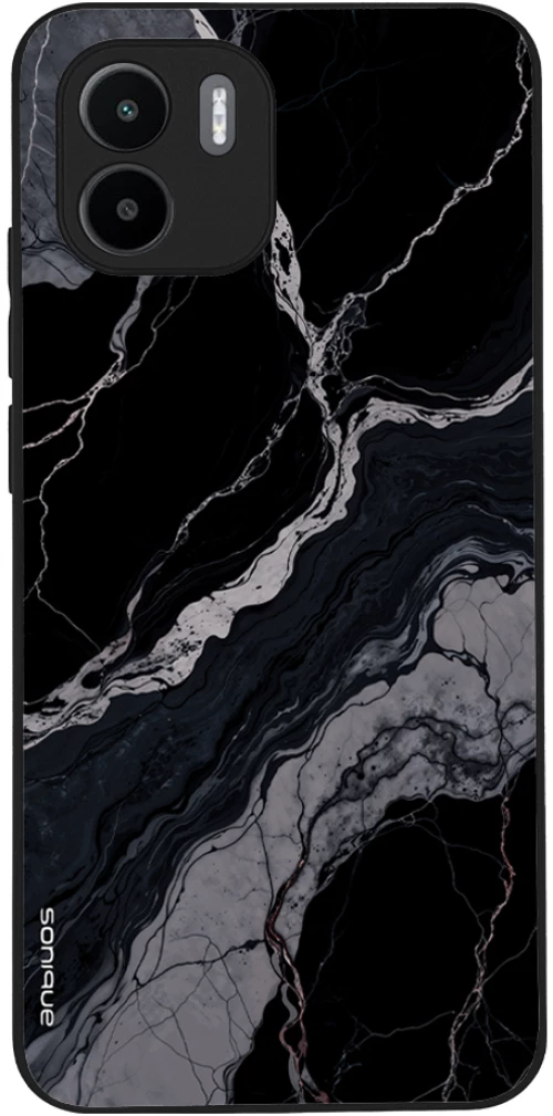 Θήκη Sonique Marble Series για Xiaomi Redmi A1 / Redmi A2 Μαύρο 02