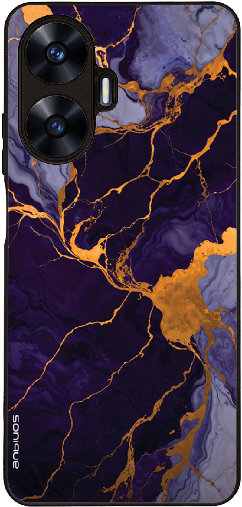 Θήκη Sonique Marble Series για Realme C55 Μωβ