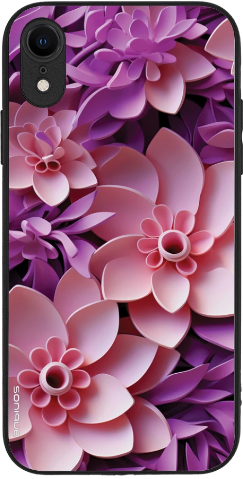 Θήκη Sonique 3D Flower Series για Apple iPhone XR Ροζ