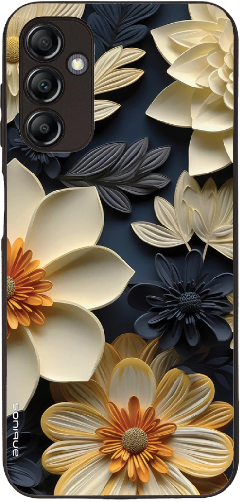 Θήκη Sonique 3D Flower Series για Samsung Galaxy A14 4G / Galaxy A14 5G Εκρού
