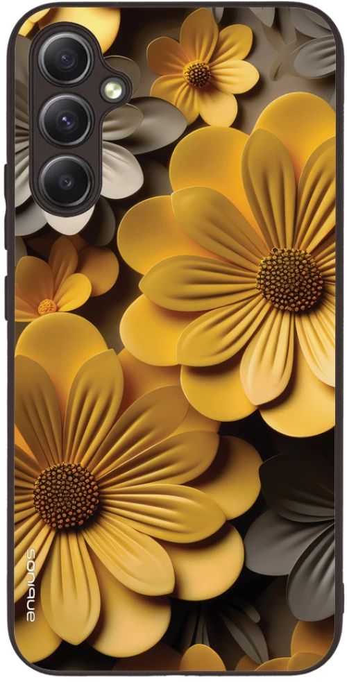 Θήκη Sonique 3D Flower Series για Samsung Galaxy A34 5G Κίτρινο