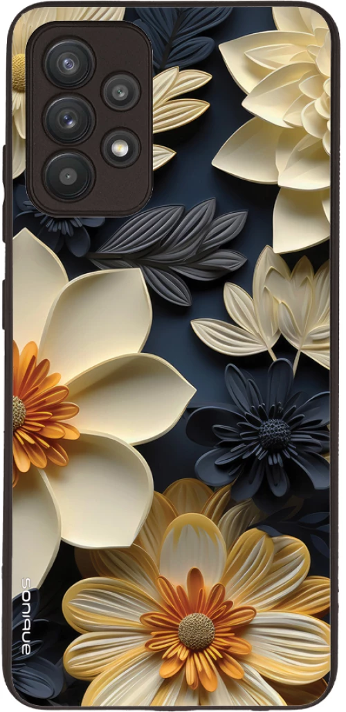Θήκη Sonique 3D Flower Series για Samsung Galaxy A32 4G Εκρού