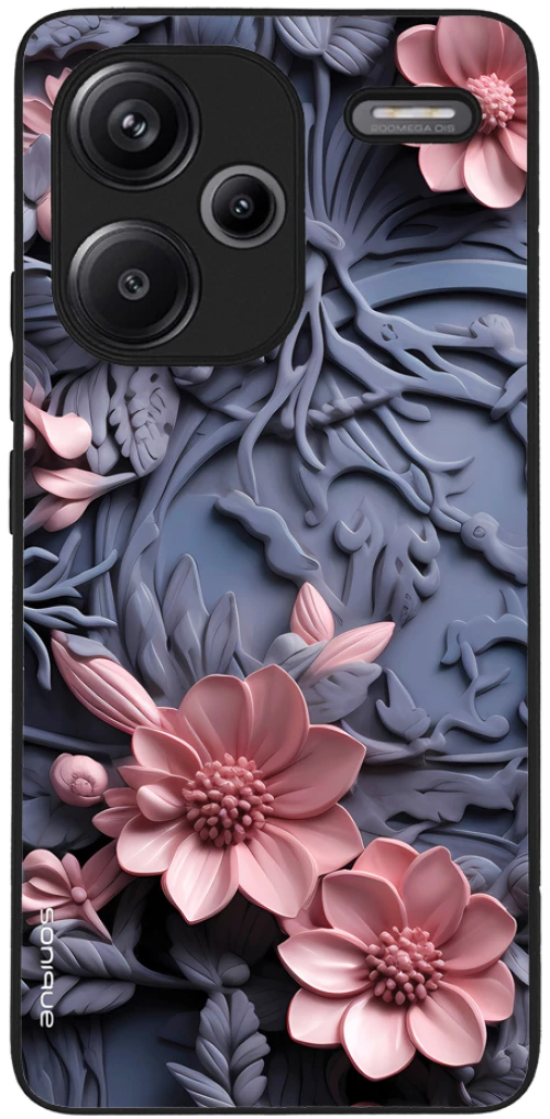 Θήκη Sonique 3D Flower Series για Xiaomi Redmi Note 13 Pro Plus 5G Ροζ 02