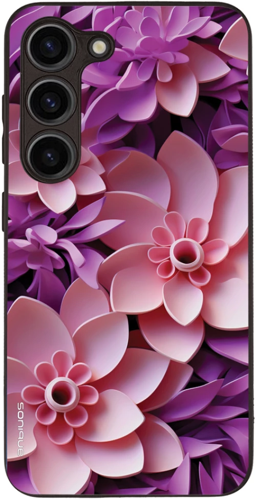 Θήκη Sonique 3D Flower Series για Samsung Galaxy S23 Ροζ