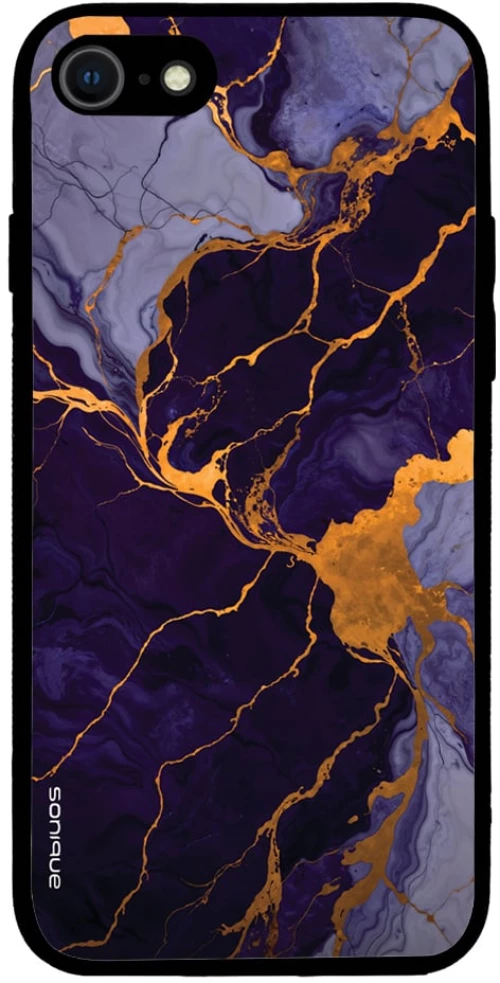 Θήκη Sonique Marble Series για Apple iPhone 7 / iPhone 8 / iPhone SE 2020 / iPhone SE 2022 Μωβ