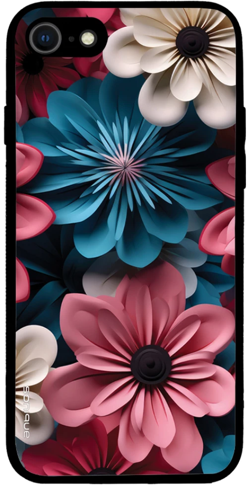 Θήκη Sonique 3D Flower Series για Apple iPhone 7 / iPhone 8 / iPhone SE 2020 / iPhone SE 2022 Ροζ 01