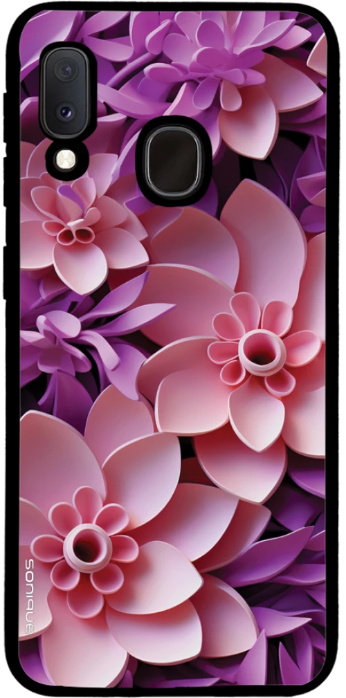 Θήκη Sonique 3D Flower Series για Samsung Galaxy A20e Ροζ