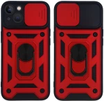 Θήκη Ring Armor CamPro Sonique για Apple iPhone 13 Κόκκινο