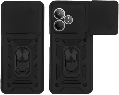 Θήκη Ring Armor CamPro Sonique Realme GT 6T 5G Μαύρο