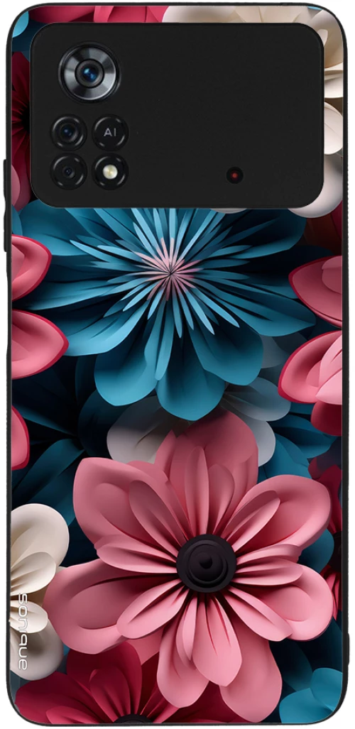 Θήκη Sonique 3D Flower Series για Xiaomi Poco X4 Pro 5G Ροζ 01