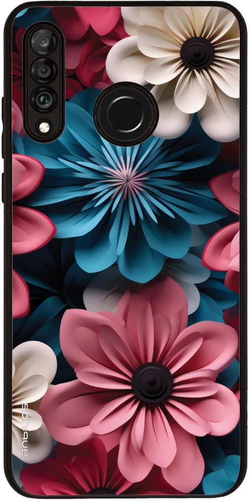 Θήκη Sonique 3D Flower Series για Huawei P30 Lite Ροζ 01