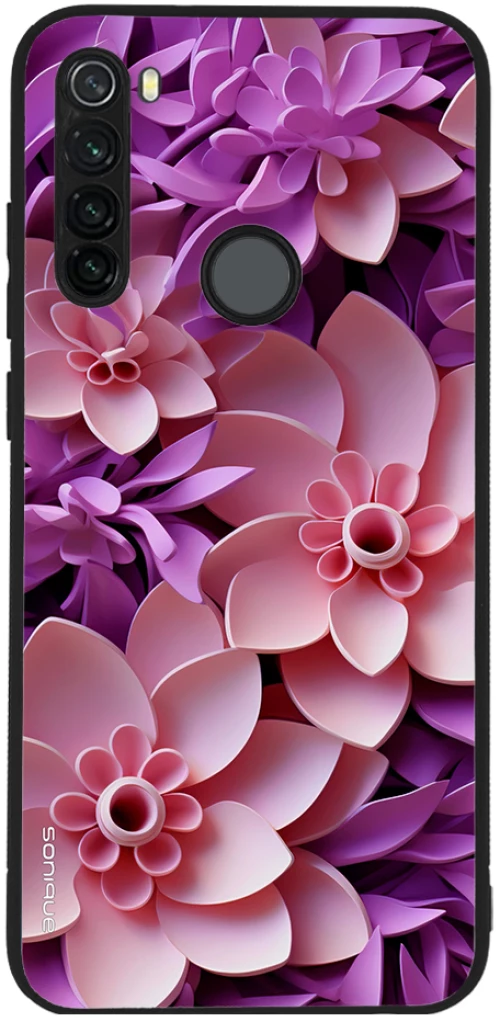 Θήκη Sonique 3D Flower Series για Xiaomi Redmi Note 8T Ροζ