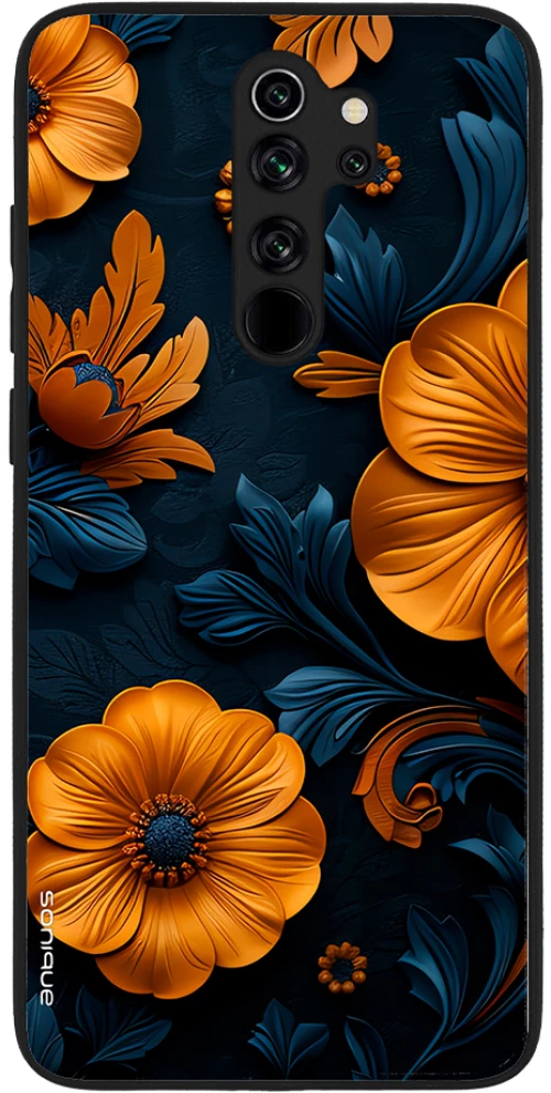 Θήκη Sonique 3D Flower Series για Xiaomi Redmi Note 8 Pro Πορτοκαλί 01