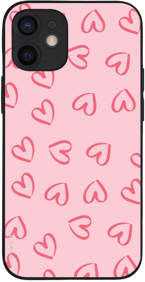 Θήκη Sonique Heart Series για Apple iPhone 12 mini Ροζ