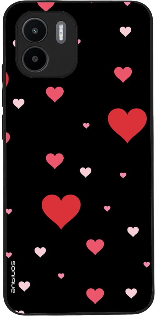 Θήκη Sonique Heart Series για Xiaomi Redmi A1 / Redmi A2 Μαύρο