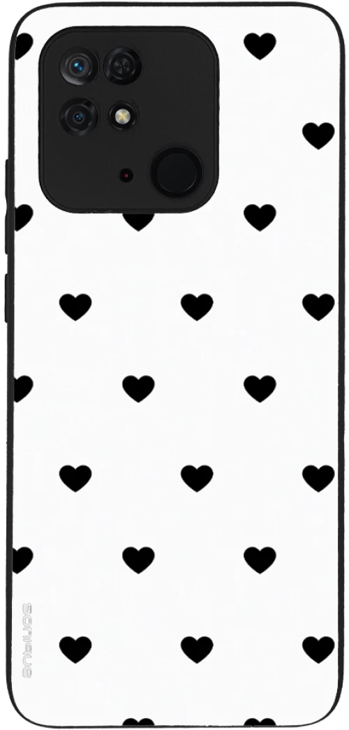 Θήκη Sonique Heart Series για Xiaomi Redmi 10C Λευκό