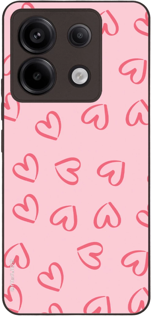 Θήκη Sonique Heart Series για Xiaomi Redmi Note 13 Pro 5G / Poco X6 5G Ροζ