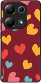 Θήκη Sonique Heart Series για Xiaomi Redmi Note 13 Pro 4G / Poco M6 Pro 4G Μπορντώ