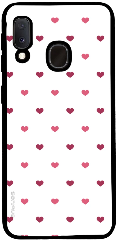 Θήκη Sonique Heart Series για Samsung Galaxy A20e Λευκό 01