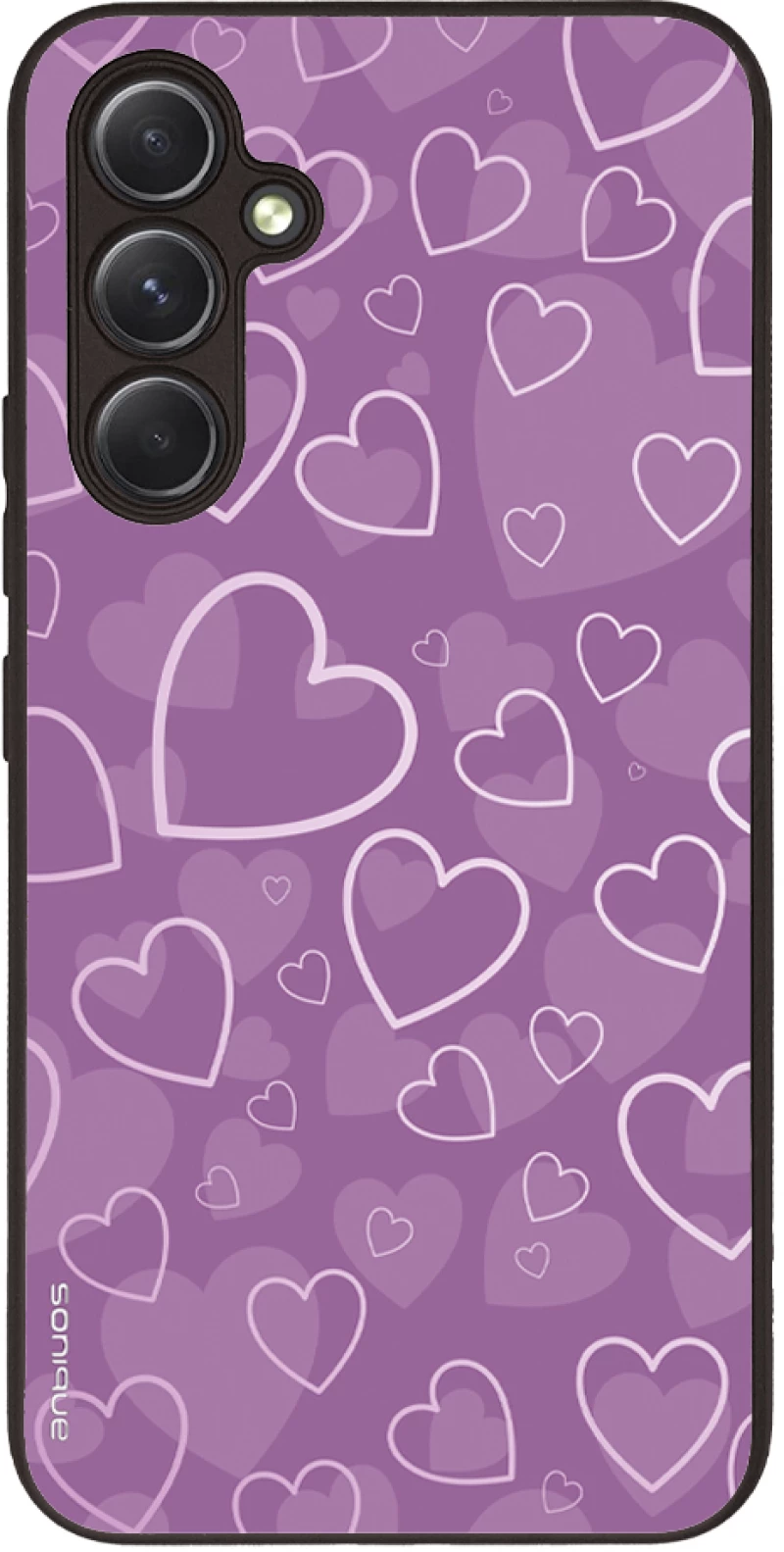 Θήκη Sonique Heart Series για Samsung Galaxy A54 5G Βιολετί