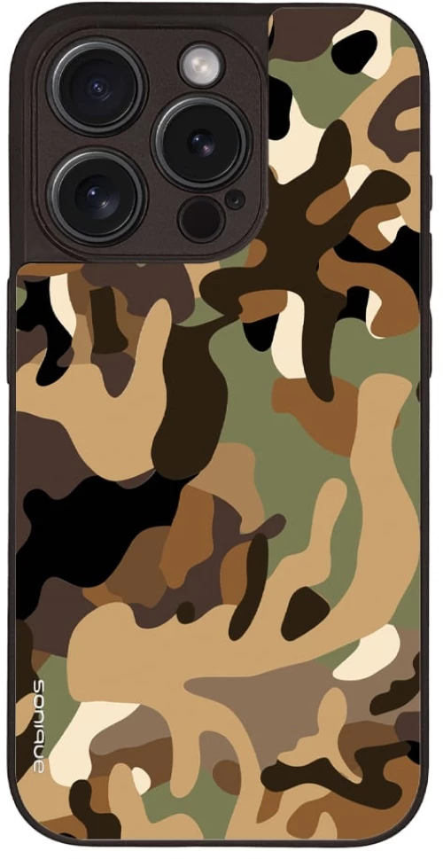 Θήκη Sonique Camouflage Army Series για Apple iPhone 15 Pro Καφέ