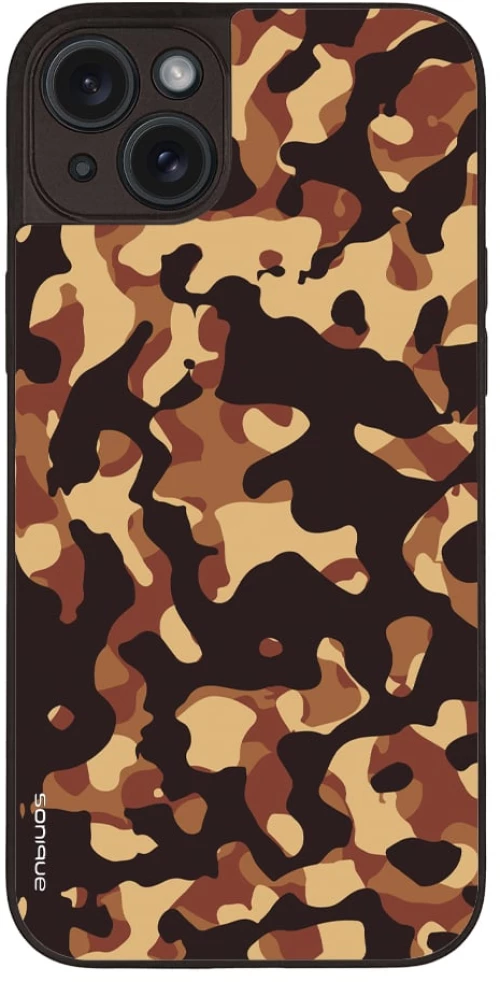 Θήκη Sonique Camouflage Army Series για Apple iPhone 15 Plus Καφέ 01