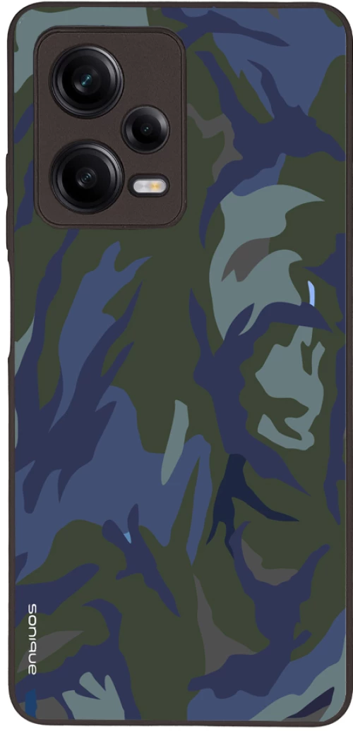 Θήκη Sonique Camouflage Army Series για Xiaomi Redmi Note 12 Pro 5G Μπλε 01