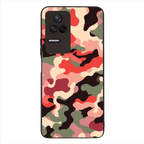 Θήκη Sonique Camouflage Army Series για Xiaomi Poco F4 5G Κόκκινο