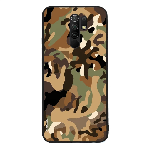 Θήκη Sonique Camouflage Army Series για Xiaomi Redmi 9 Καφέ
