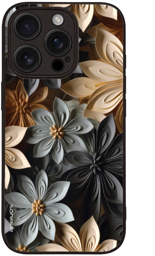 Θήκη Sonique 3D Flower Series για Apple iPhone 16 Pro Γκρι