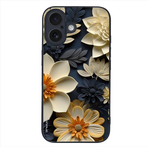 Θήκη Sonique 3D Flower Series για Apple iPhone 16 Εκρού