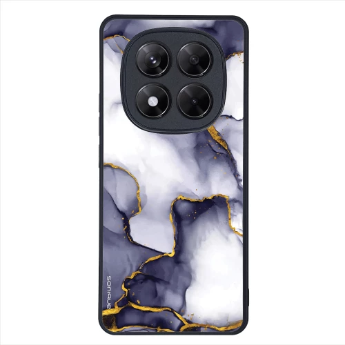 Θήκη Sonique Marble Series για Xiaomi Redmi Note 14 Pro Plus 5G Μωβ Γκρι