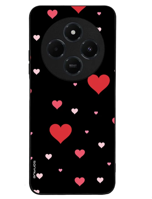 Θήκη Sonique Heart Series για Xiaomi Redmi 14C 4G / Poco C75 4G / Redmi A4 5G Μαύρο