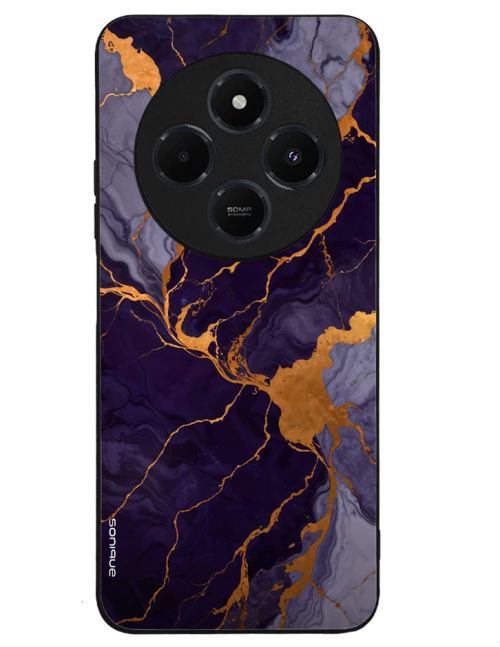 Θήκη Sonique Marble Series για Xiaomi Redmi 14C 4G / Poco C75 4G / Redmi A4 5G Μωβ