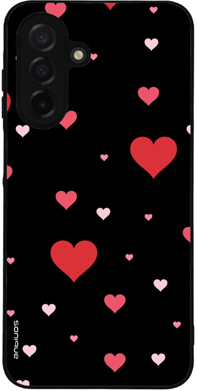 Θήκη Sonique Heart Series για Samsung Galaxy A26 5G Μαύρο