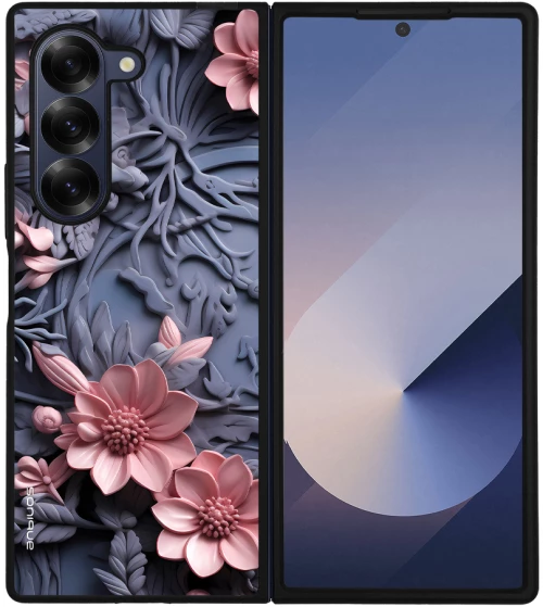 Θήκη Sonique 3D Flower Series για Samsung Galaxy Z Fold 6 Ροζ 02