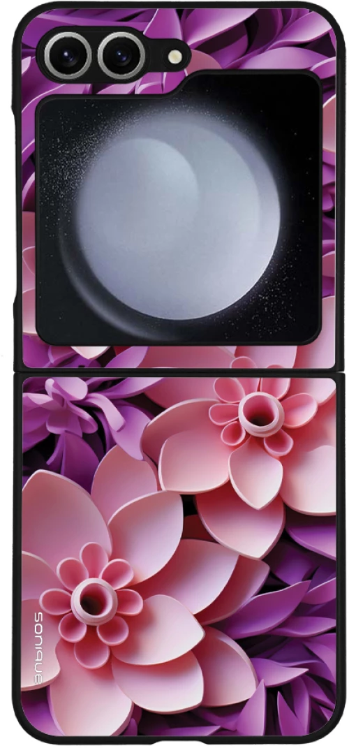 Θήκη Sonique 3D Flower Series για Samsung Galaxy Z Flip 6 Ροζ