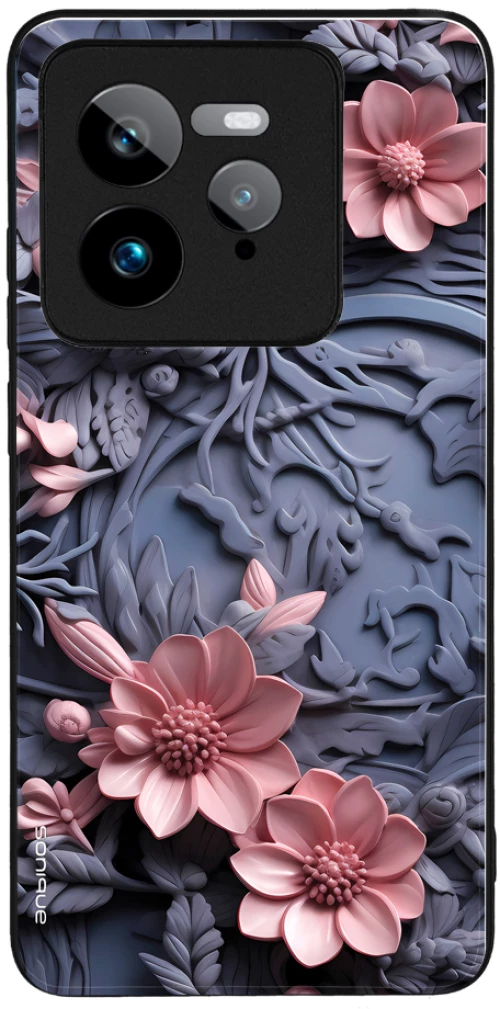 Θήκη Sonique 3D Flower Series για Realme GT 7 Pro 5G Ροζ 02